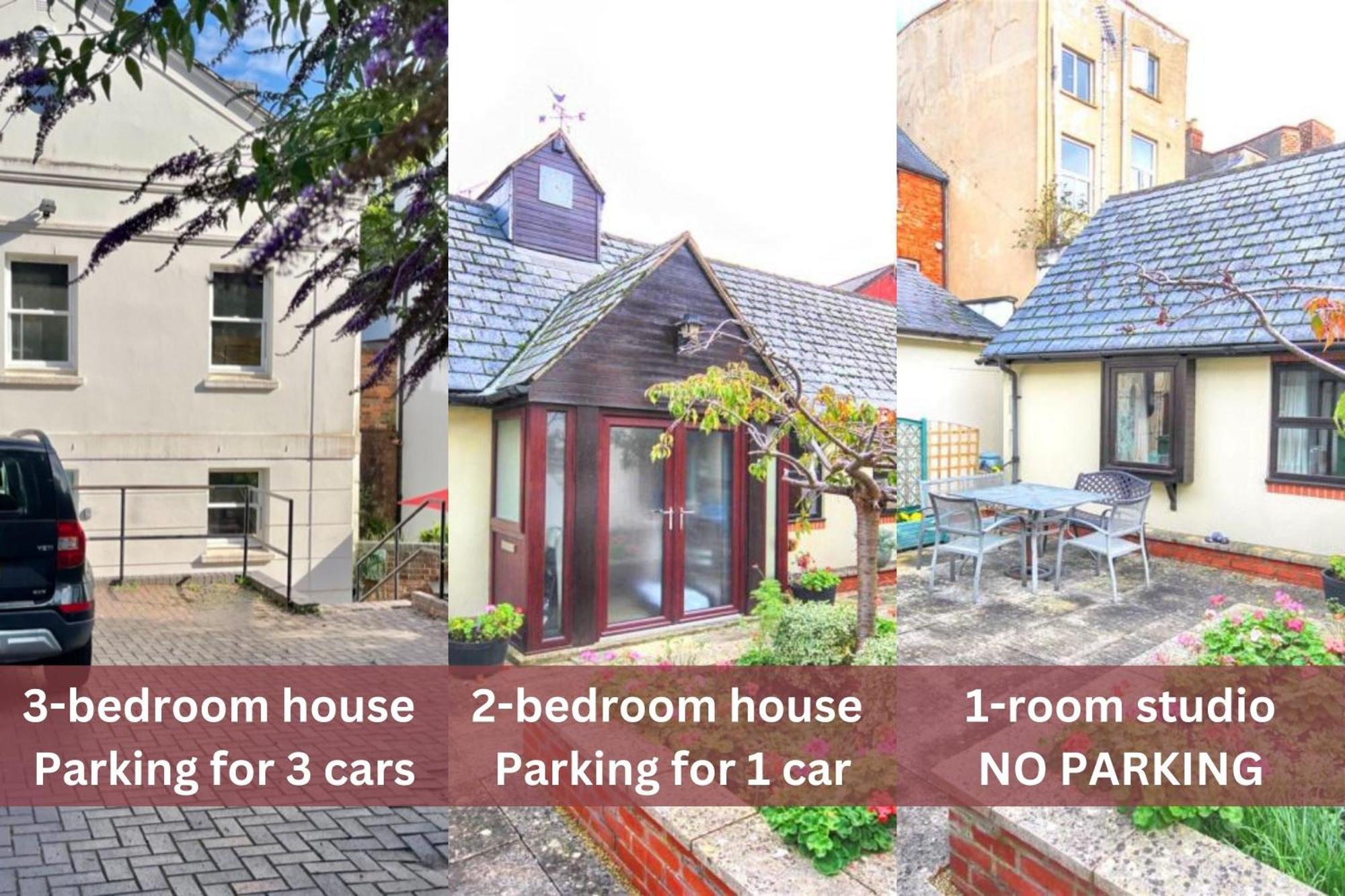 Vernon Place Town Centre, Vernon Cottage 3-Bed With Parking, 1A Vernon Court 2-Bed With Parking, 1B Studio No Parking, Off The High Street Next To Sandford Park Cheltenham Dış mekan fotoğraf